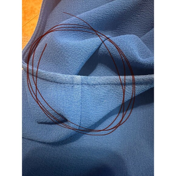 The Limited Womens Blouse Blue Sleeveless Minimalist Y2k 90s 2000's Office work - Picture 10 of 12